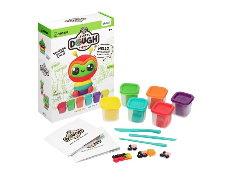 Just Dough, Alien Character Pack Vivid, 57gx6, Boron Free and No Scent