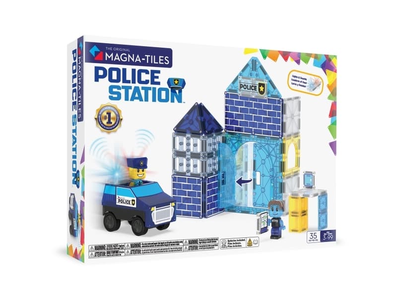 MAGNA-TILES Poliisiasema 36 osaa