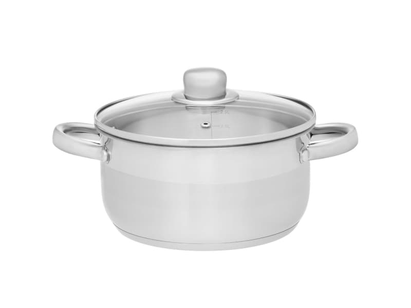 Maku Kitchen Life Basic kattila lasikannella teräs 3 L 20 cm
