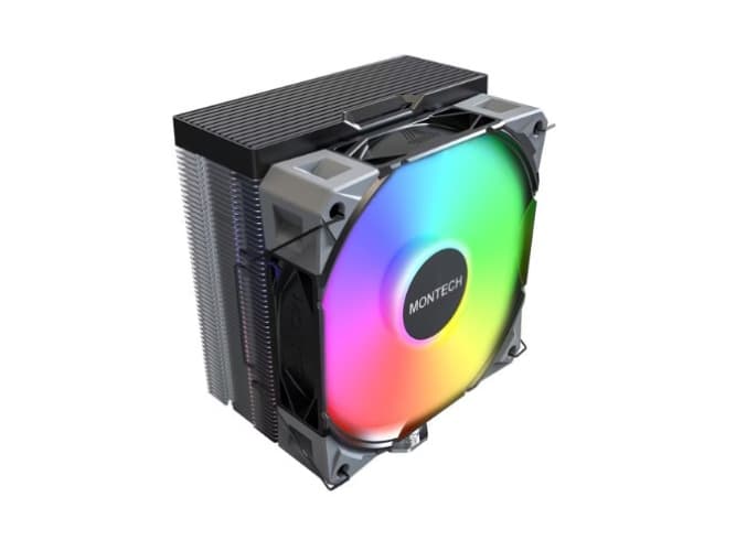 MONTECH NX400 Musta CPU-kotelo ARGB - 120mm musta (NX400 BLACK ARGB)