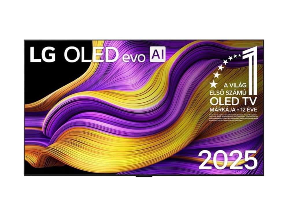LG OLED evo AI OLED65G51LW, 165,1 cm (65), 3840 x 2160 pikseliä, OLED evo, Älytelevisio, Wi-Fi, musta