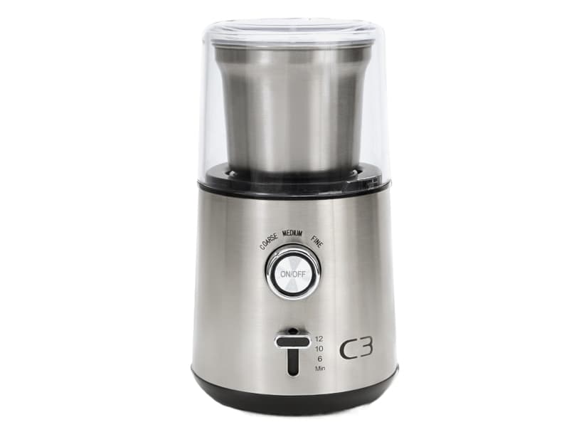 Kahvimylly Design 85g 200W CG700 Harjattu ruostumaton teräs