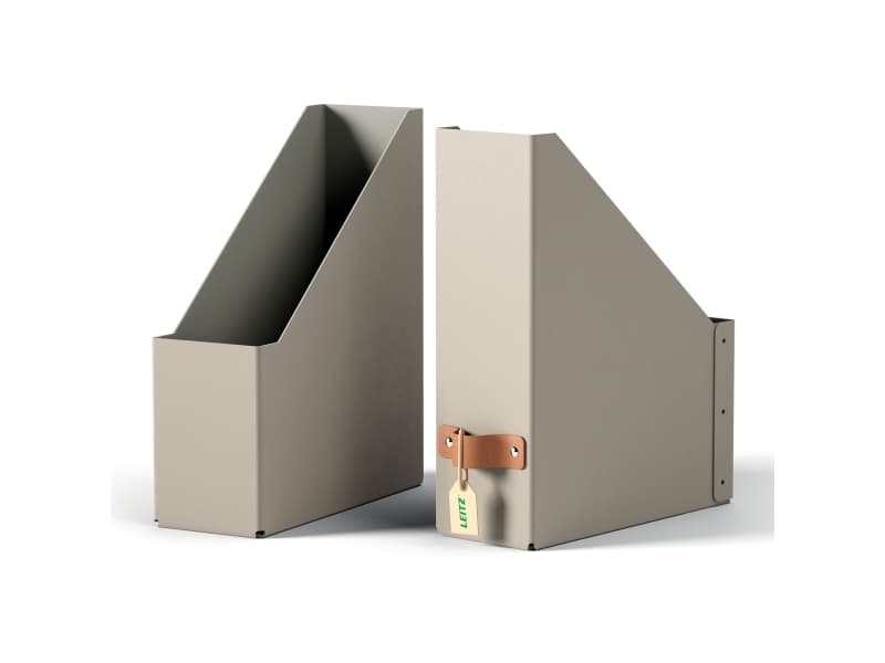Leitz Puro aikakauslehtikansio, 100 % kierrätettyä pahvia, beige - (2 kpl/pakkaus)