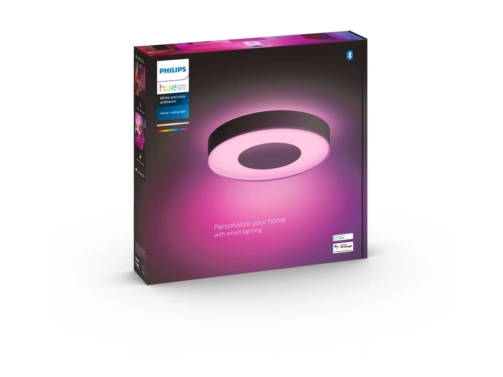 Philips Hue White and Color Ambiance Infuse L - Kattolamppu - LED - 52.5 W - luokka G - 2000-6500 K - musta