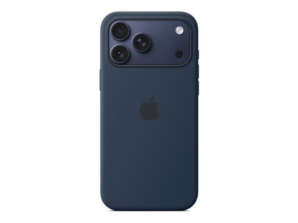Apple - Bagsidecover til mobiltelefon - MagSafe-kompatibilitet - silikoni - midnat - iPhone 17 Pro Max -puhelimeen