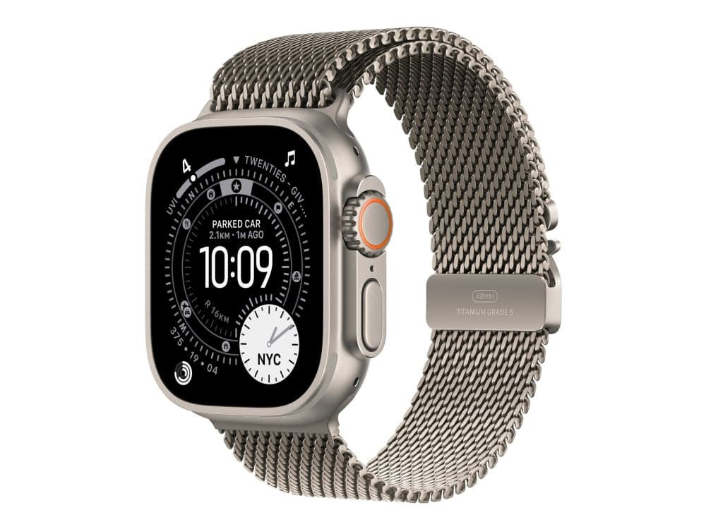 Apple MGHP4ZM/A, Yhtye, Älykello, Luonnollinen, Apple, Apple Watch 44/45/46/49mm, Titaani