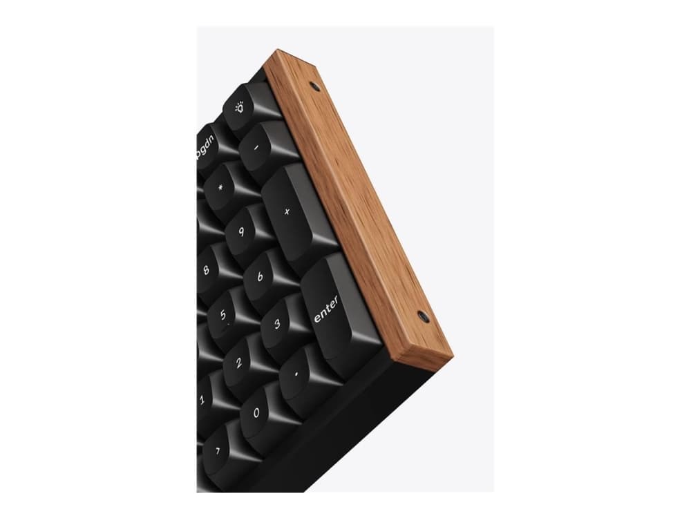 Keychron K4 HE, Langallinen & langaton, USB + RF Wireless + Bluetooth, Magnetic-mechanical key switch, RGB LED, musta, Puu
