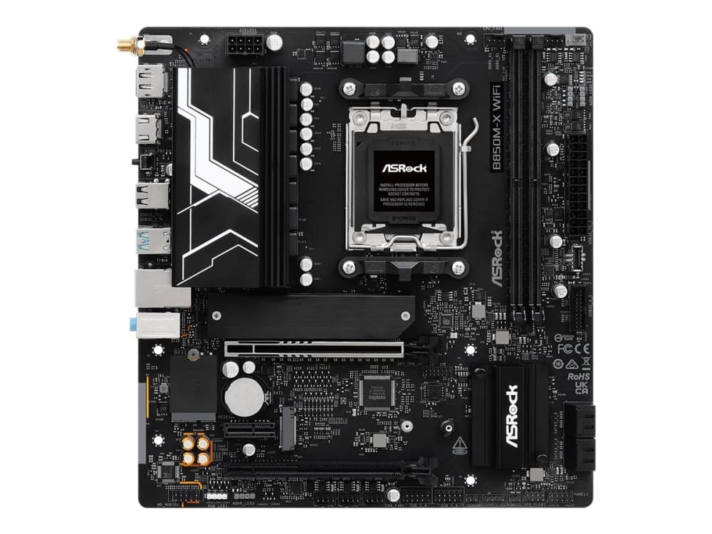 ASRock B850M-X WiFi R2.0 AM5 vähittäismyynti - AMD Socket AM5 (Ryzen Zen4) (90-MXBSH0-A0UAYZ)