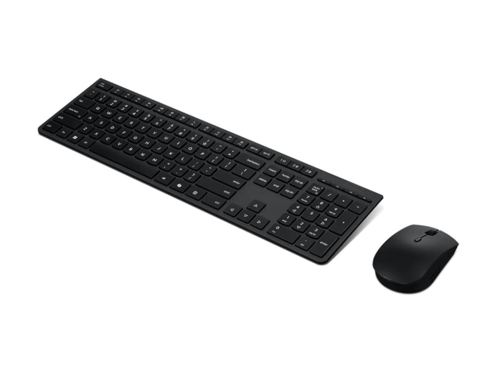 Lenovo 4X31R64357, Langaton, RF Wireless + Bluetooth, Näppäimen saksikytkin, QWERTY, Harmaa, Sisältää hiiren