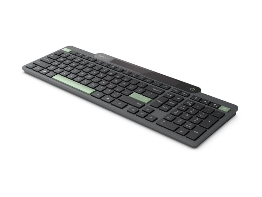 Lenovo 4Y41R69495, Täysikokoinen (100 %), Langaton, Bluetooth, Plunger key switch, musta, Vihreä