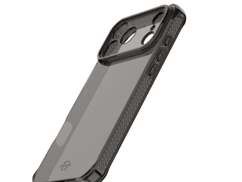 ITSKINS SPECTRUM CLEAR -kotelo iPhone 17 Pro®:lle, savuinen