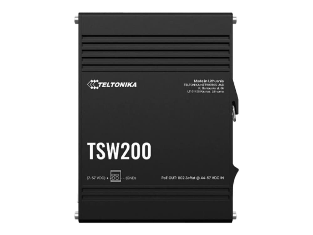 TWS200 industriswitch för POE+ ethernet