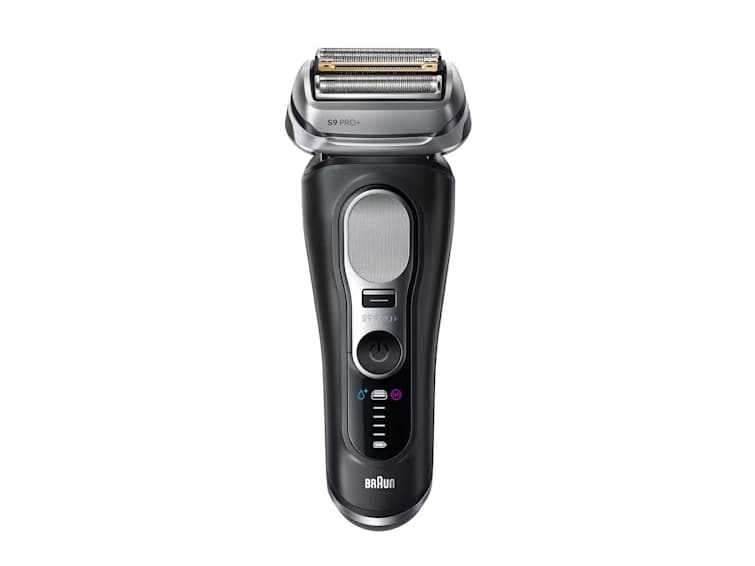 Braun Series 9 Pro+ 9600s, Teräverkollinen parranajokone, musta, Painikkeet, Akku, Litiumioni (Li-Ion), Sisäänrakennettu akku
