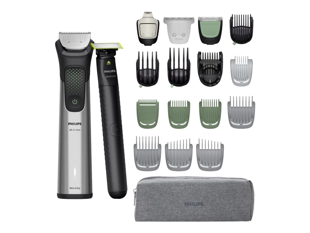 Philips 9000 Series MG9557 All-in-One - Trimmeri - trådløs - med Phillips OneBlade