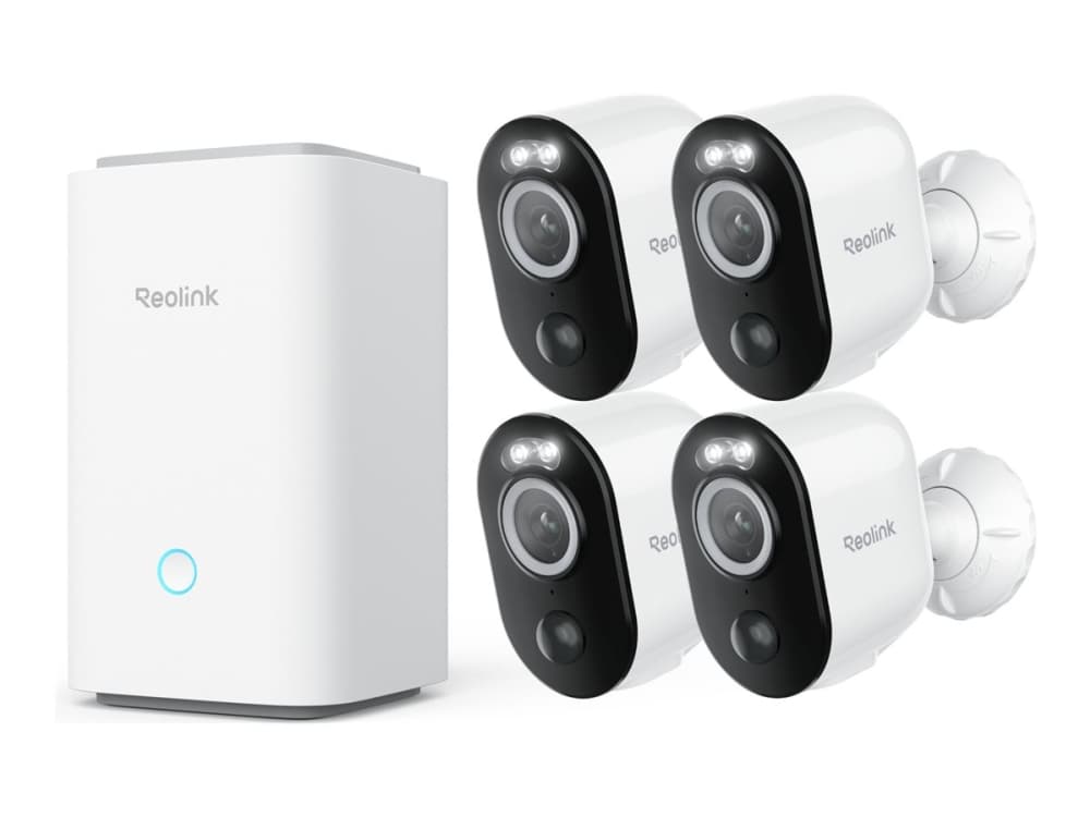 Reolink Home Hub with 4 Argus 3 Ultra - Keskusohjain - trådløs - 802.11a/b/g/n
