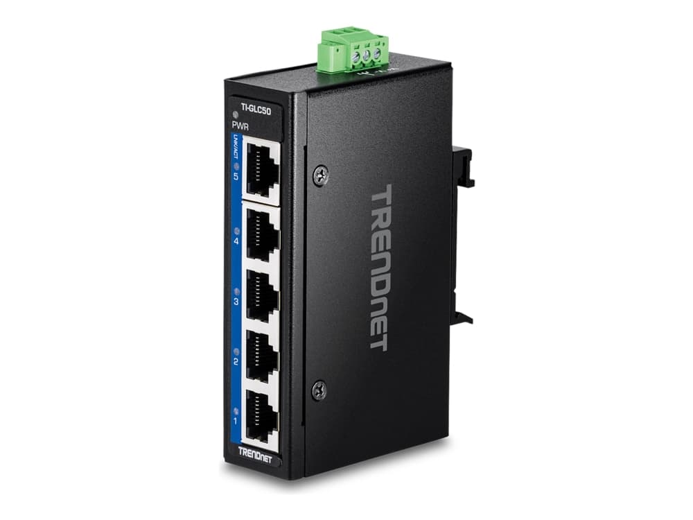 Trendnet TI-GLC50, Hallitsematon, Gigabit Ethernet (10/100/1000), Täysin kaksipuolinen, Seinäkiinnitteinen