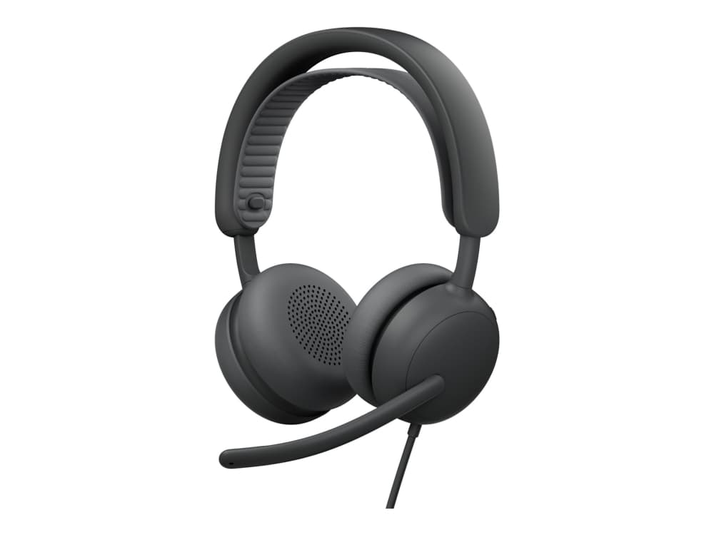 Logitech 981-001615, Langallinen, 20 - 20000 Hz, Puhelut/Musiikki, 223,5 g, Kuulokkeet, Grafiitti