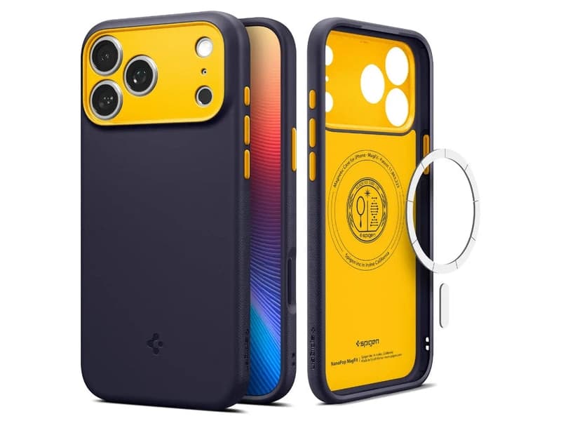 Spigen ACS10260, Suojus, Apple, iPhone 17 Pro Max, 17,5 cm (6,9), mustikka, laivastonsininen