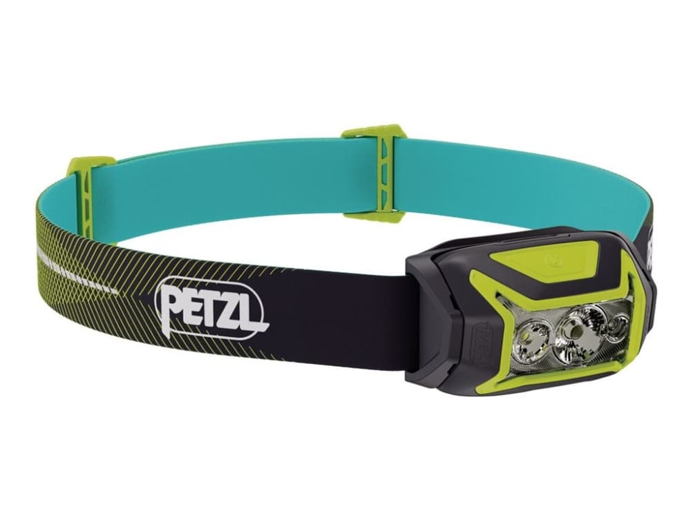 Petzl Actik Core, Otsapannan taskulamppu, Vihreä, Painikkeet, Akun varaustaso, IPX4, LED