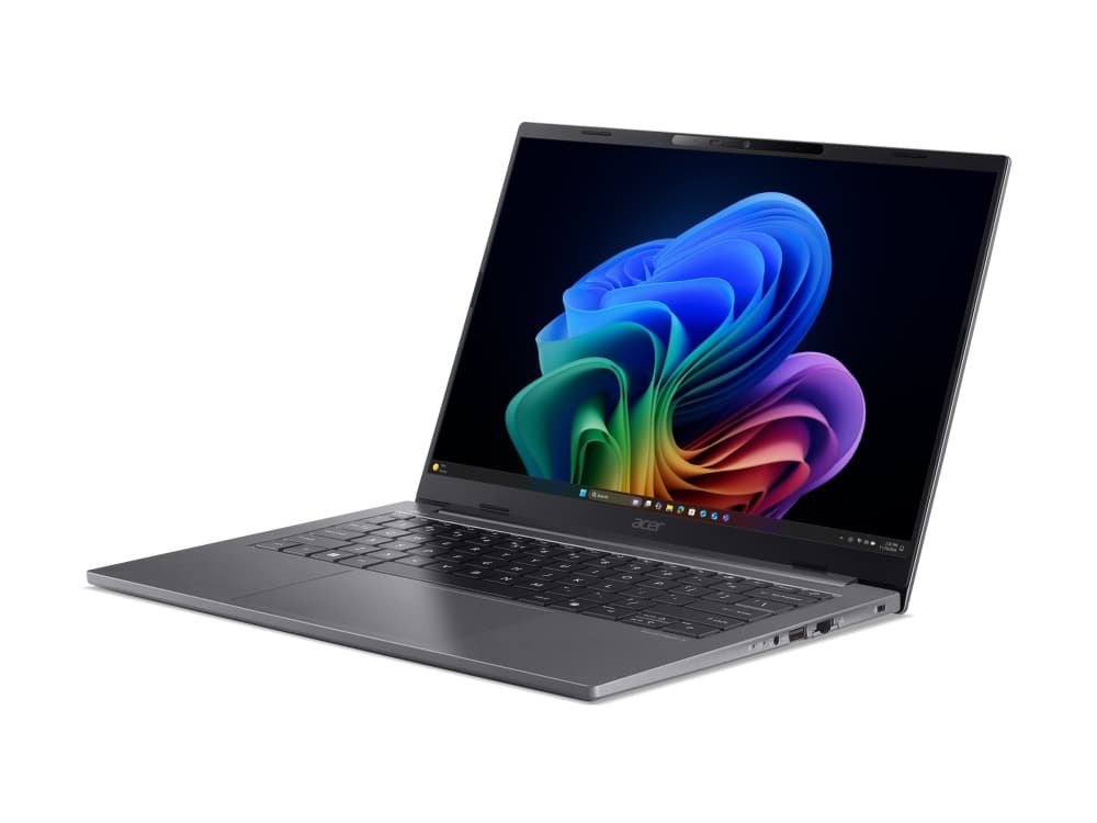 Acer TravelMate X4 14 AI TMX414-51-TCO - 180° saranoitu rakenne - Intel Core Ultra 5 - 226V / jopa 4,5 GHz - Win 11 Pro - Arc Graphics 130V - 16 GB RAM - 512 GB SSD QLC, NVMe - 14 OLED 1920 x 1200 - Gigabit Ethernet - Wi-Fi 7, Bluetooth - teräksenharmaa - kbd: Nordic