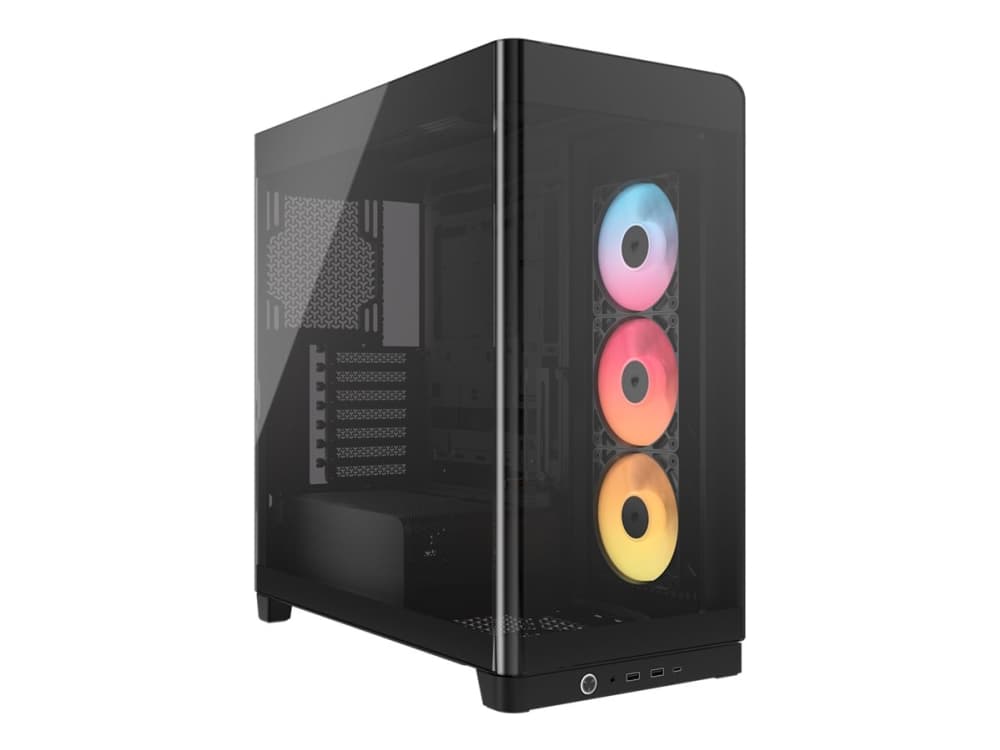 Corsair 4500X RS-R ARGB Tempered Glass Mid-Tower, Black, Midi Tower, PC, musta, 18,5 cm, 25 cm, 3x 120 mm