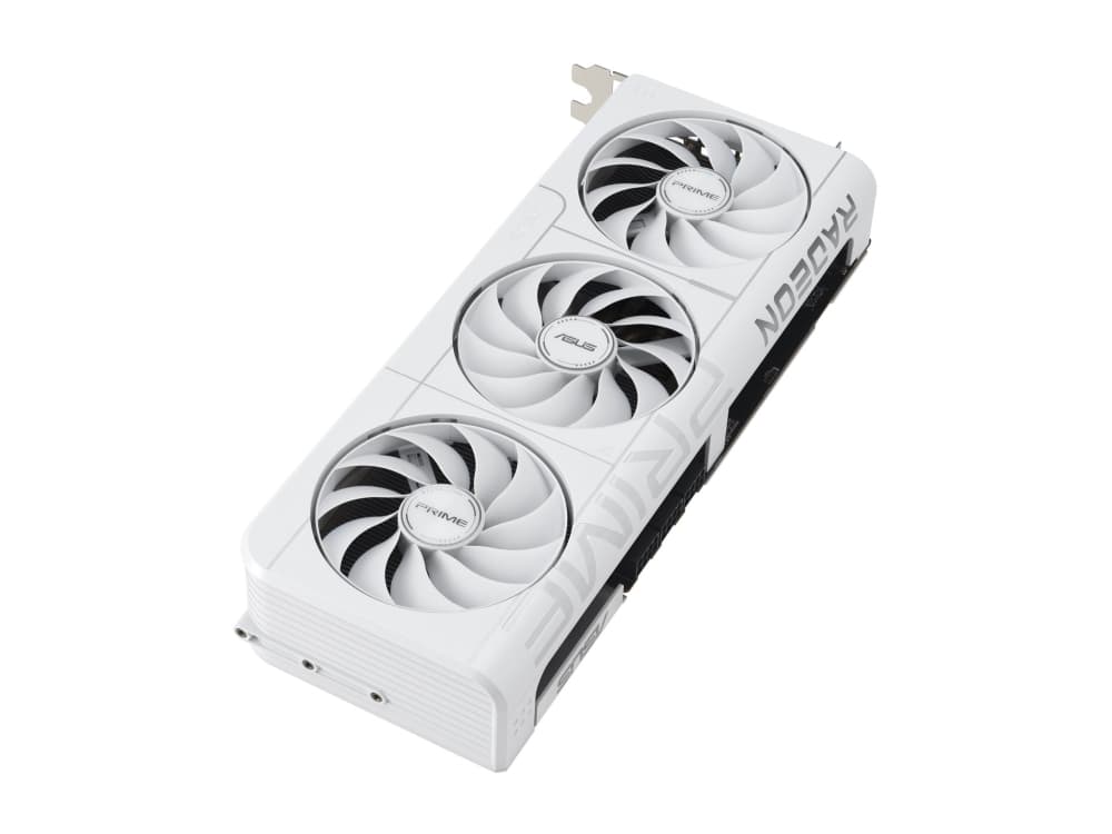 ASUS Prime -RX9070XT-O16G-WHITE, Radeon RX 9070 XT, 16 GB, GDDR6, 256 bittiä, 7680 x 4320 pikseliä, PCI Express 5.0