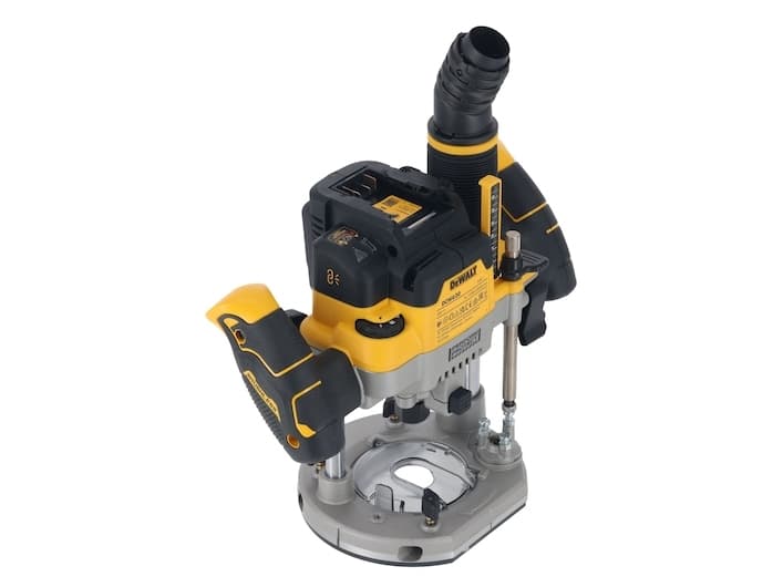 DeWALT DCW620NT-XJ, Yläjyrsimen alusta, Harjaton, musta, Keltainen, 23000 RPM, 8 (5/16), 12.7 (1/2), 11000 RPM