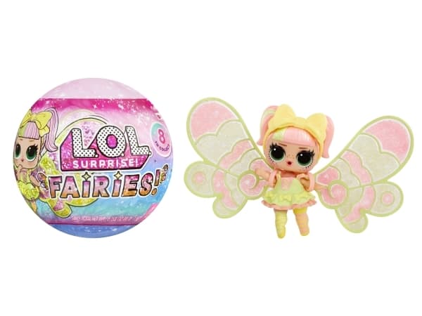 L.O.L. Surprise! Fairy Tots Asst in PDQ, Pieni nukke, Naaras, 4 vuosi/vuosia, Monivärinen