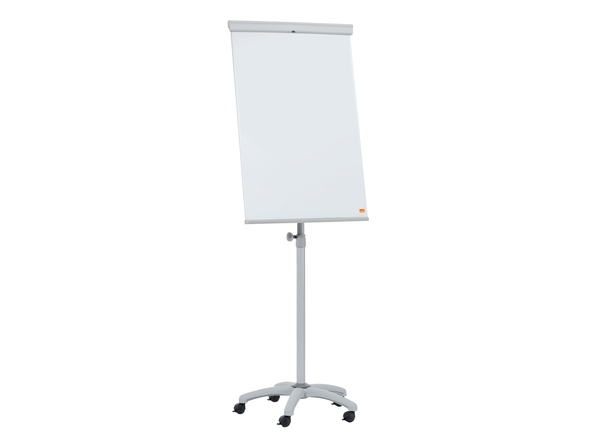 Nobo Essence liikutettava magneettinen lehtiötauluteline, teräs, Pystysuorassa, Terästä, Valkoinen, 5 renkaita, 680 mm, 600 mm