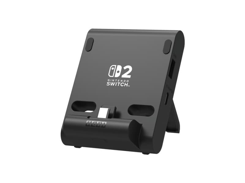 Hori Dual USB PlayStand, Latausjärjestelmä, Nintendo Switch 2, musta, Langallinen, 71,5 mm, 32 mm