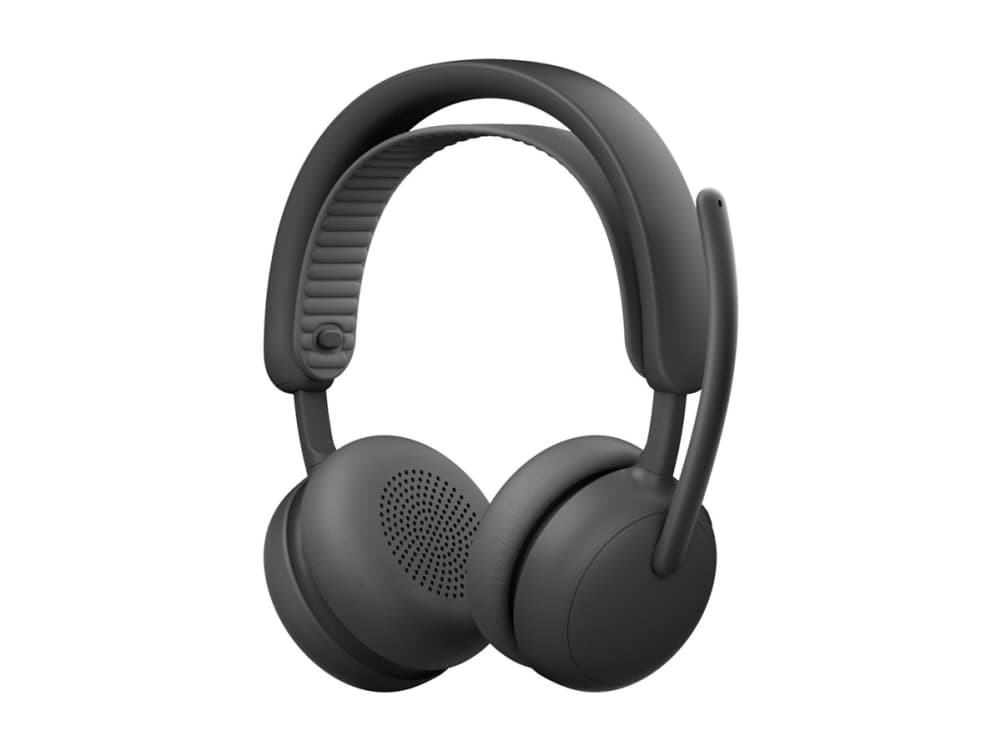 Logitech Zone Wireless 2 ES for Business - kuulokkeet - on-ear - Bluetooth - langaton, langallinen - aktiivinen melunvaimennus - USB-C - grafiitti - TeamSpeak-sertifioitu