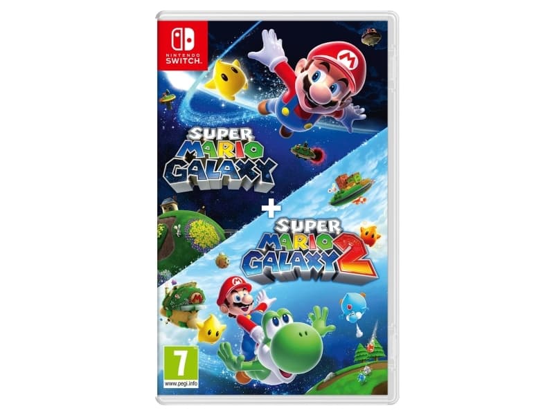 Nintendo Super Mario Galaxy + Super Mario Galaxy 2 ( Switch), Nintendo Switch, Moninpelitila, E (Kaikki), Fyysinen media