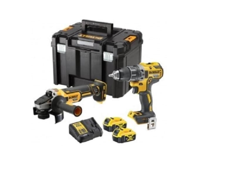 DEWALT. COMBO 18V DCK2020P2T (DCD791+DCG405) 2x5,0Ah TSTAK