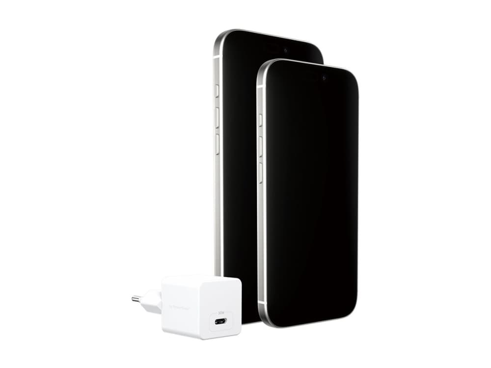 PanzerGlass empower™ by ® Turbo 30W Charger Single USB-C | EU Plug | Silver White, Sisätila, AC, Valkoinen