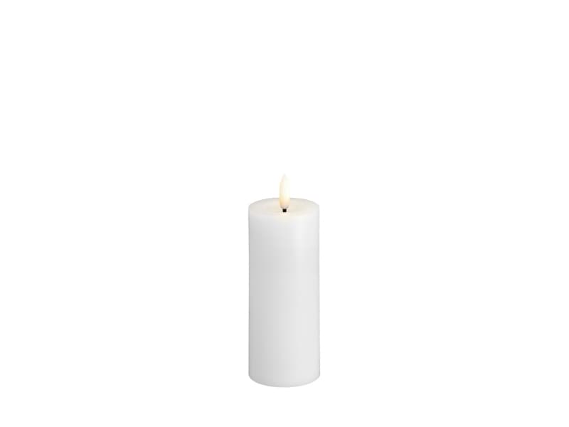 Moods & More LED-valaisin - valkoinen - silkki-ilmeellä - 49x125
