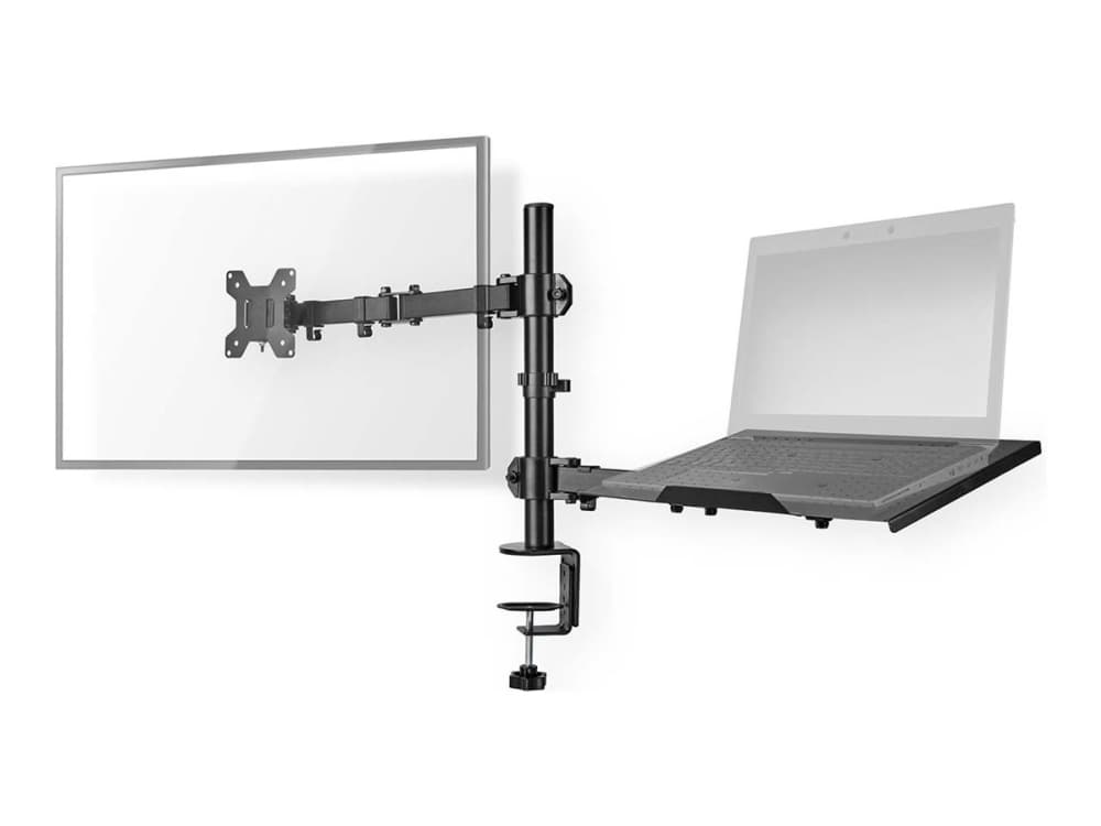 Nedis MMSISNB110BK, 8 kg, 38,1 cm (15), 81,3 cm (32), 75 x 75 mm, 100 x 100 mm, Musta