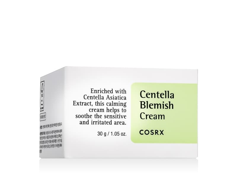 CosRx Centella Blemish Cream kasvovoide, jossa on Centella Asiatica - 30 ml