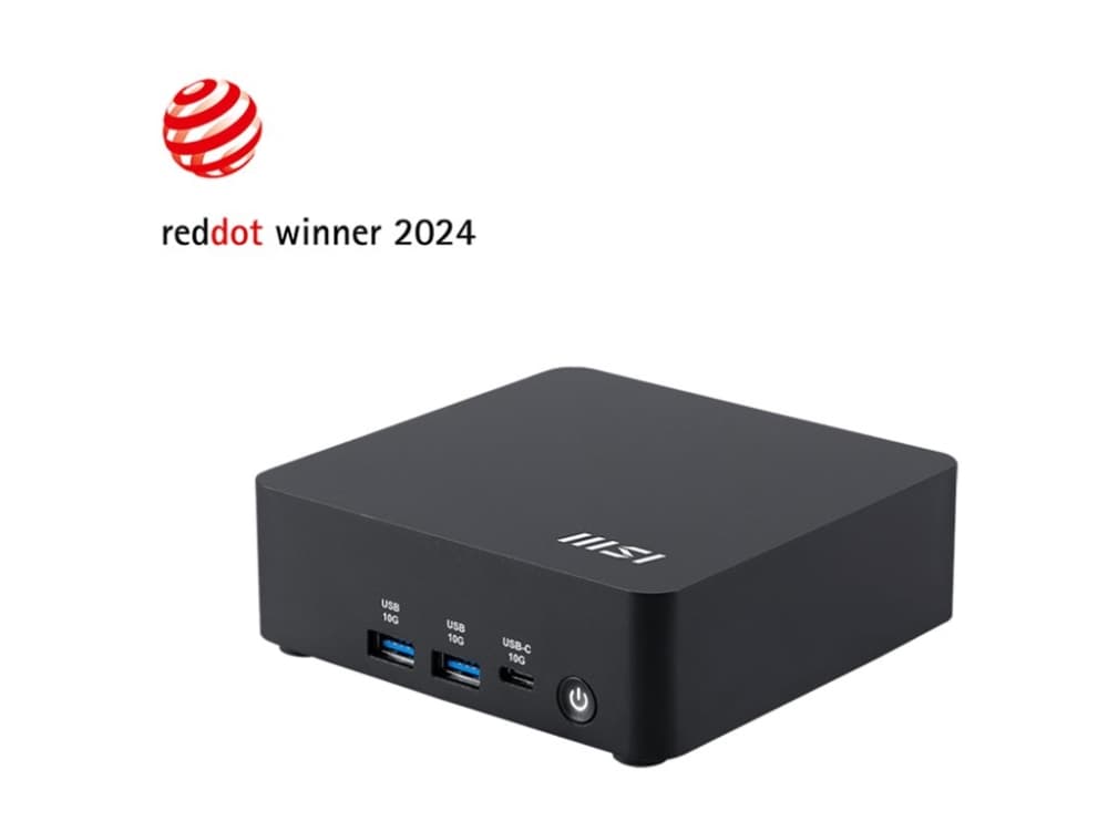 MSI CUBI NUC AI 1UMG-018BEU, Mini PC, Mini PC barebone, Intel SoC, Ethernet LAN, Wi-Fi 6E (802.11ax), 120 W