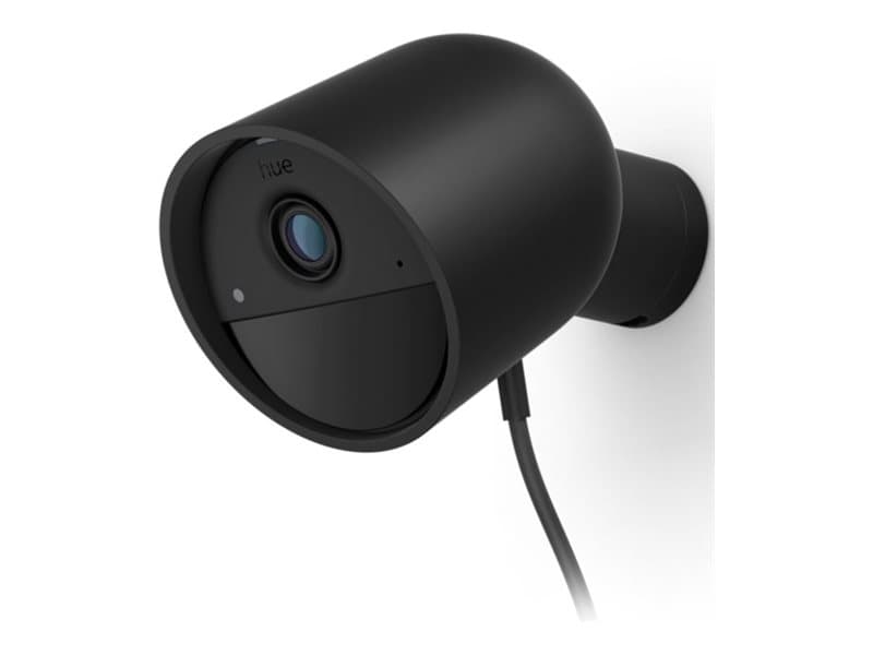 Philips Secure-kamera, langallinen, IP-turvakamera, Sisätila ja ulkotila, Langallinen & langaton, Seinä, Musta, Bullet