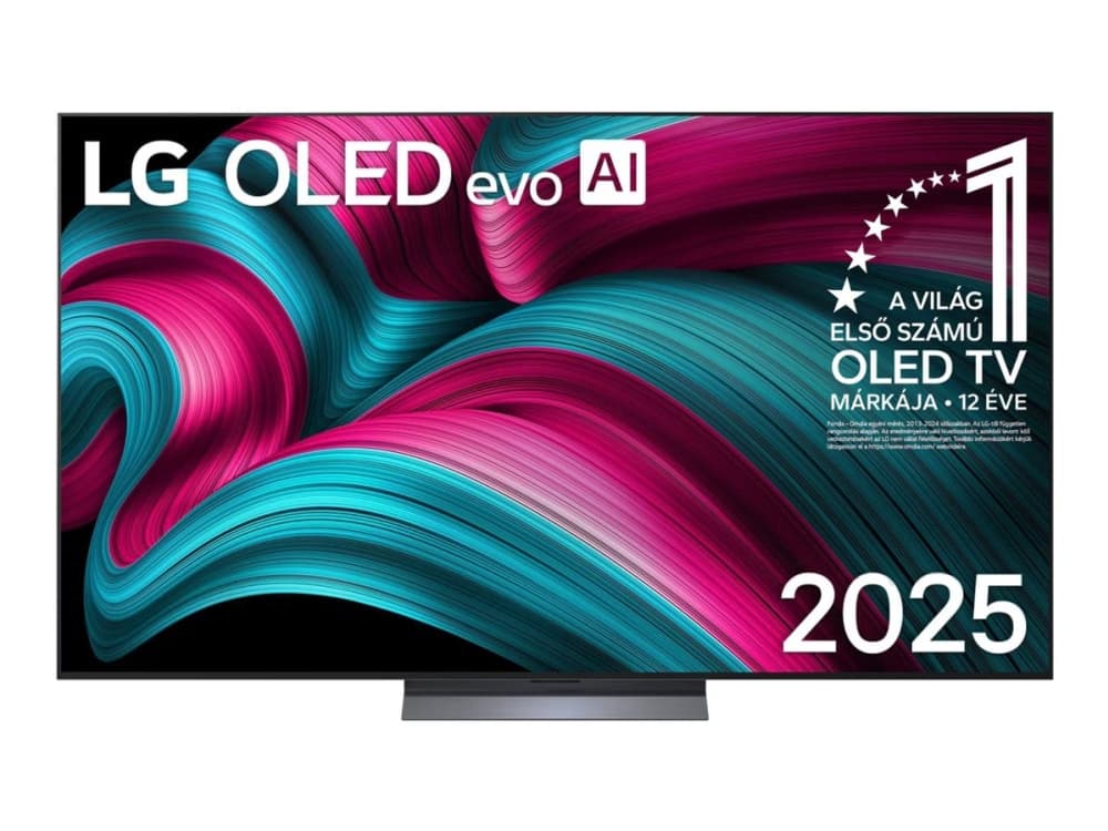 LG OLED evo AI OLED77C51LA, 195,6 cm (77), 3840 x 2160 pikseliä, OLED evo, Älytelevisio, Wi-Fi, musta