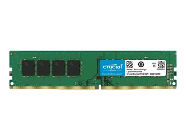Crucial CB16GU3200, 8 Gt, 1 x 8 Gt, DDR4, 3200 MHz, 288-nastainen DIMM-muisti