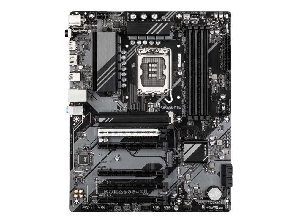 GIGABYTE B760 DS3H WIFI6E GEN5, Intel, LGA 1700, Intel® Celeron®, Intel Core i3 12th Gen, Intel Core i3 13th Gen, Intel Core i3 14th Gen, Intel..., LGA 1700, DDR5-SDRAM, 256 GB