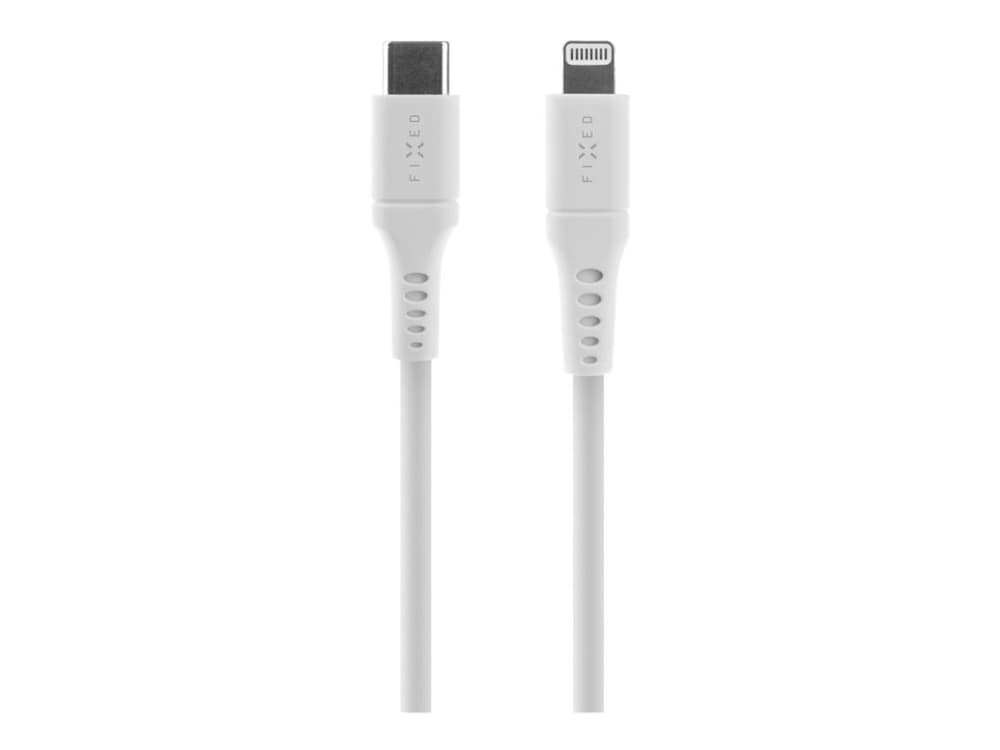 FIXED FIXDLS-CL2-WH, 2 m, Lightning, USB C, Uros, Uros, Valkoinen