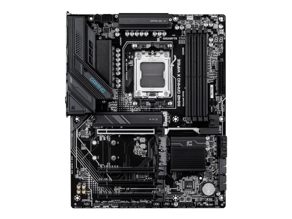 GIGABYTE B840 GAMING X WIFI6E, AMD, Socket AM5, AMD Ryzen 7000-sarja, AMD Ryzen 8000-sarja, AMD Ryzen 9000-sarja, Socket AM5, DDR5-SDRAM, 256 Gt:tä