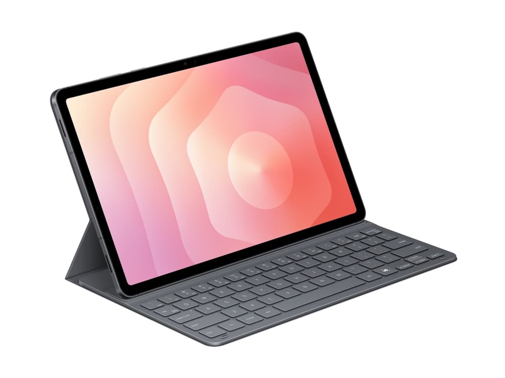 Samsung EF-DX730 - Näppäimistö ja kotelo (kirjasuoja) - Ohut - langaton - POGO pin, Bluetooth - musta näppäimistö, musta kotelo - ripustuslaatikko - Galaxy Tab S11:lle