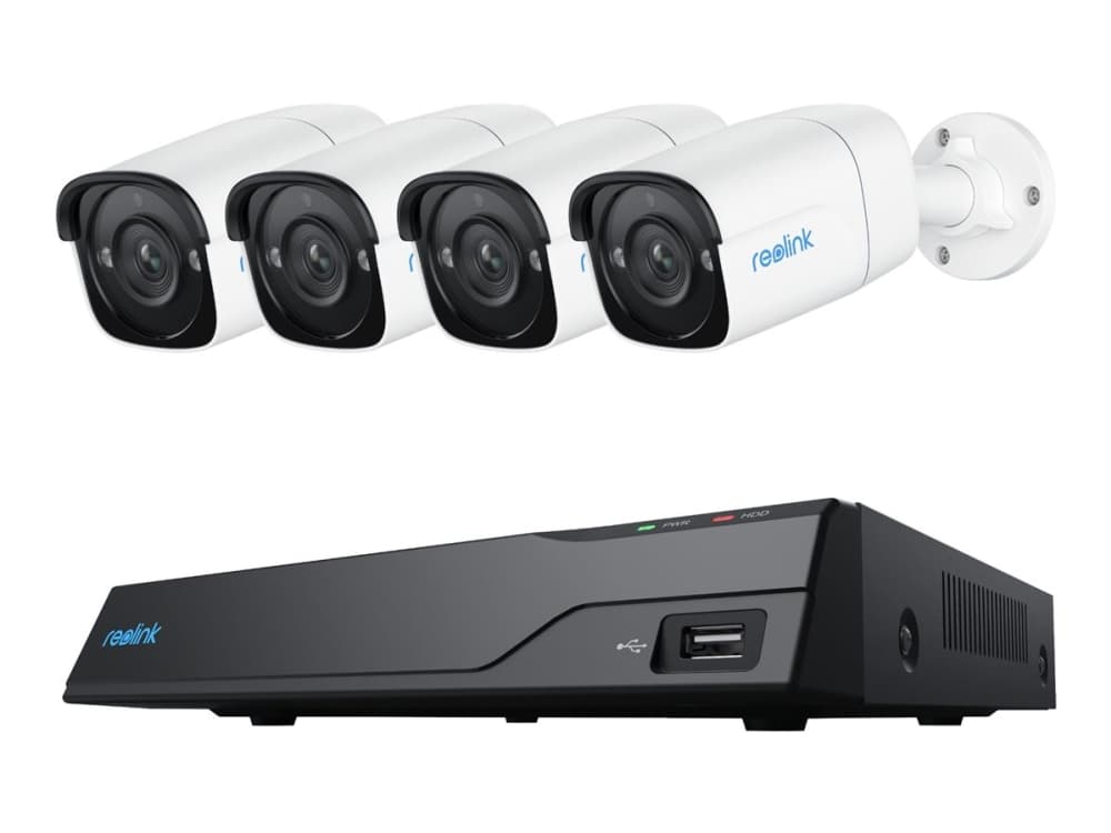 Reolink NVS8-5MB4 (Bullet) NVR | 2K | 8CH | 4x Bullet | PoE | 2TB