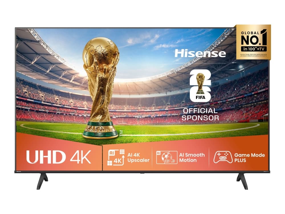 Hisense 43A6Q, 109,2 cm (43), 3840 x 2160 pikseliä, LED, Älytelevisio, Wi-Fi, musta