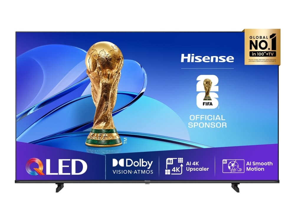 Hisense 43E7Q, 109,2 cm (43), 3840 x 2160 pikseliä, QLED, Älytelevisio, Wi-Fi, musta