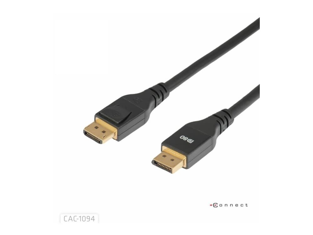 CLUB3D CAC-1094, 2 m, DisplayPort, DisplayPort, Uros, Uros, 10240 x 4320 pikseliä