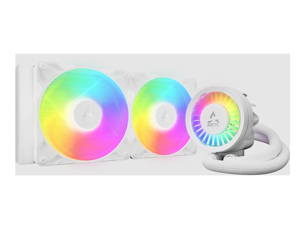 ARCTIC Liquid Freezer III Pro 280 A-RGB (White), All-in-one-nesteenjäähdytin, 12 cm, 186 m³/h, Valkoinen